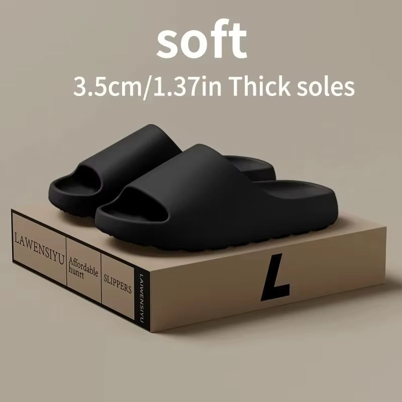 Coconut Slippers Feel like Stepping on Shit Thick-Soled Sandals Summer New Non-Slip Wearing Sandals