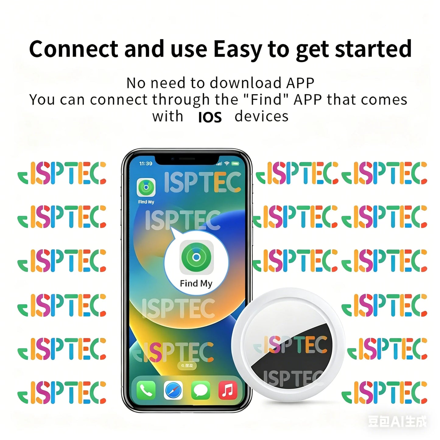 Bluetooth GPS Tracker – Waterproof Finder for Kids, Pets & Bags