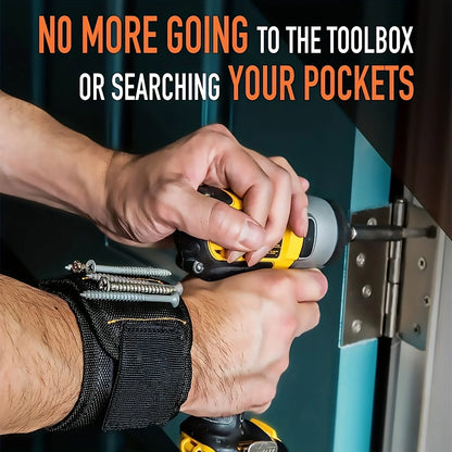 Magnetic Wristband Tool Holder – Hands-Free Screw & Bit Organiser