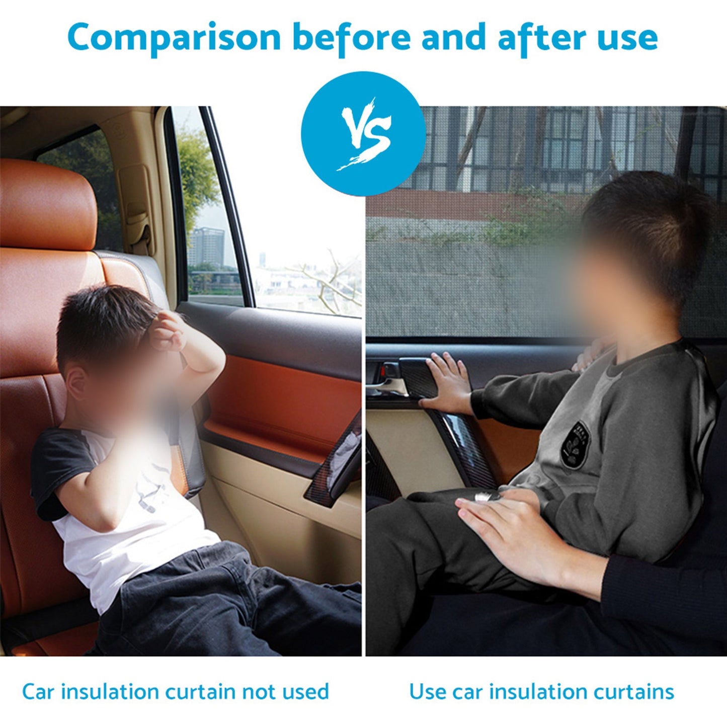 Car Window Sun Blind Suitable for Mercedes Benz GLA Class 2014-2019 Magnetic