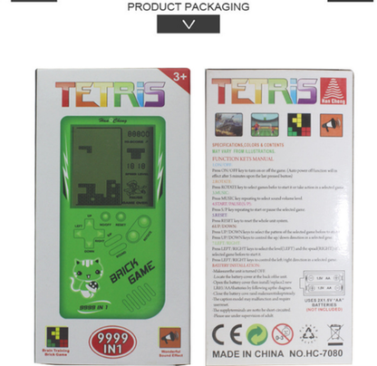 Retro Tetris Handheld Game Console – Classic Childhood Fun