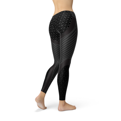 Women's Carbon Fiber Sports Leggings – High Performance Activewear