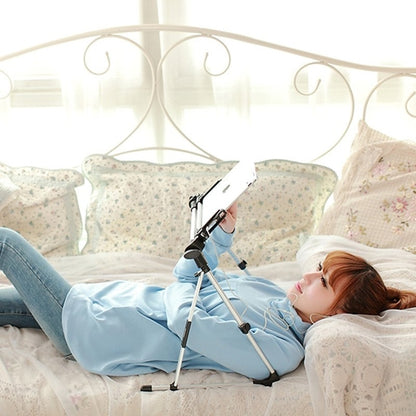 Adjustable Bed Laptop & Phone Holder – 360° Flexible Tablet Stand