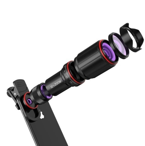 Ultra Crystal HD 32x Zoom Telescope Lens Set for Mobile Phones