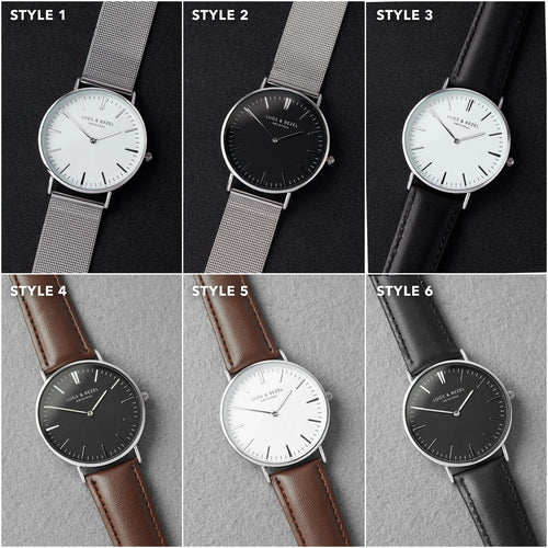 Personalized Engraved Men's Watch – Gift for Boyfriend or Husband