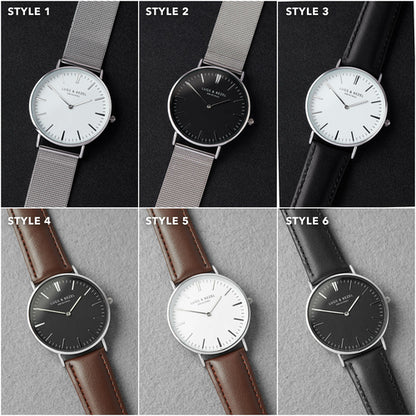 Personalized Engraved Men's Watch – Gift for Boyfriend or Husband
