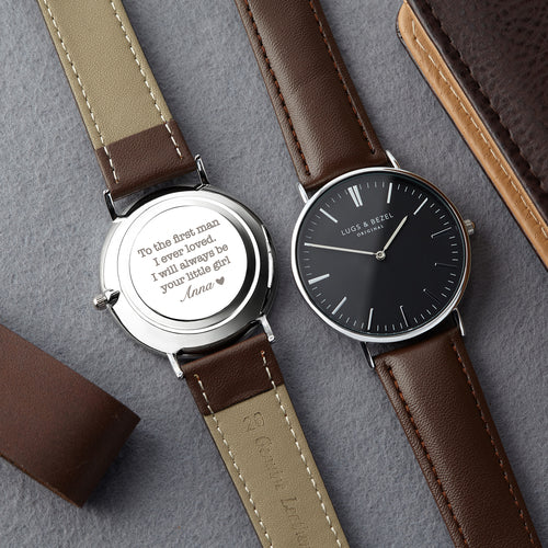 Personalized Engraved Men's Watch – Gift for Boyfriend or Husband