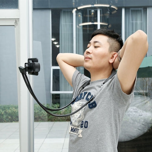 Neck Lazy Phone Holder – Flexible 360° Hands-Free Mount (4"–10")