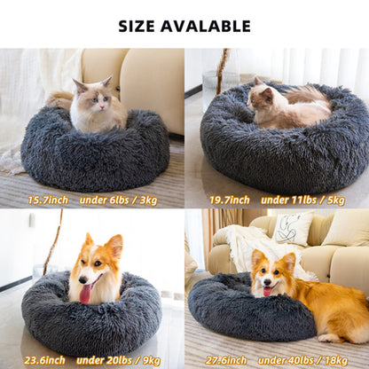 Fluffy Anti-Anxiety Pet Bed – Washable Dog & Cat Bed