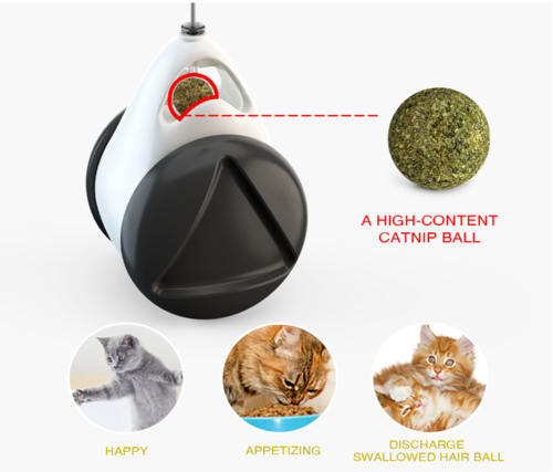 Tumbler Balanced Wheel Swinging Ball Cat Toy – Interactive Play