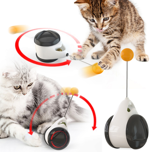 Tumbler Balanced Wheel Swinging Ball Cat Toy – Interactive Play