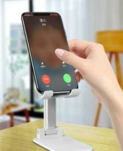 Universal Foldable Phone & Tablet Stand – Non-Slip, Adjustable Holder