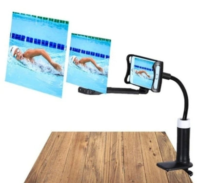 12" HD Phone Screen Magnifier with Stand – Portable Home Cinema