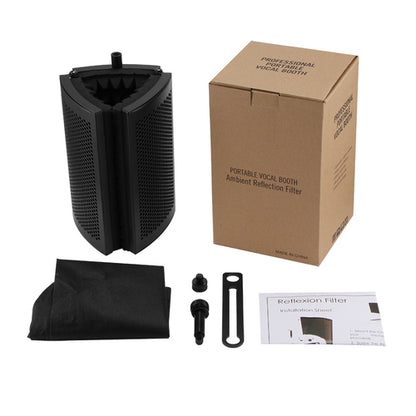 Microphone Isolation Shield – Studio Mic Sound Absorber