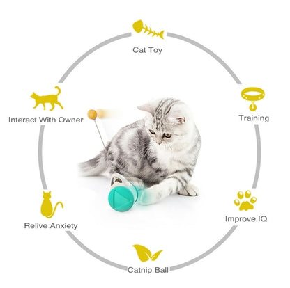 Tumbler Balanced Wheel Swinging Ball Cat Toy – Interactive Play