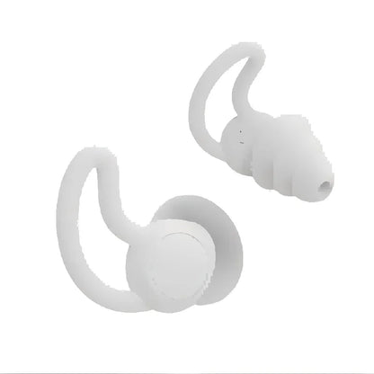 Reusable Silicone Ear Plugs – 3-Layer Noise Cancelling Sleep Buds