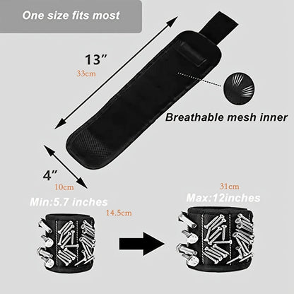 Magnetic Wristband Tool Holder – Hands-Free Screw & Bit Organiser