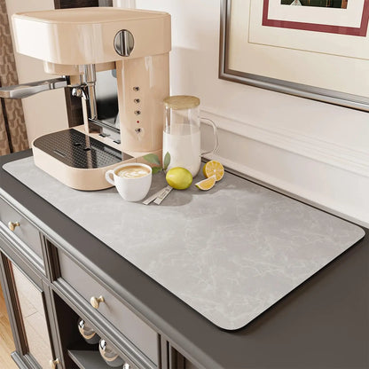 Coffee Machine Mat – Water-Absorbent Kitchen Bench Pad