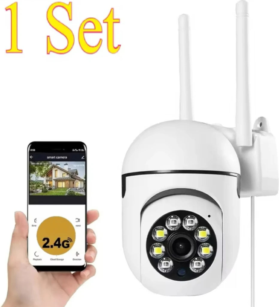 8MP WiFi PTZ Security Camera – 4X Zoom, Night Vision & Two-Way Audio