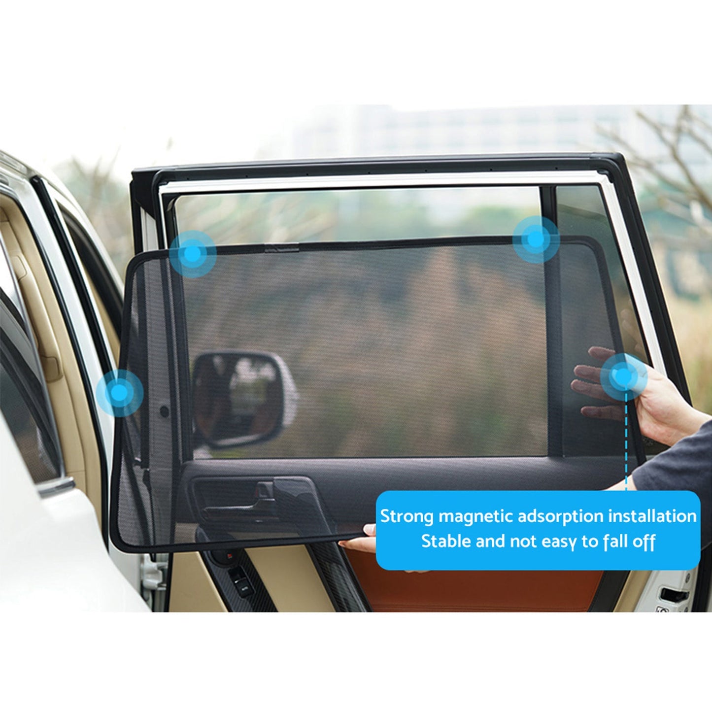 Car Window Sun Blind Suitable for Mercedes Benz GLA Class 2014-2019 Magnetic