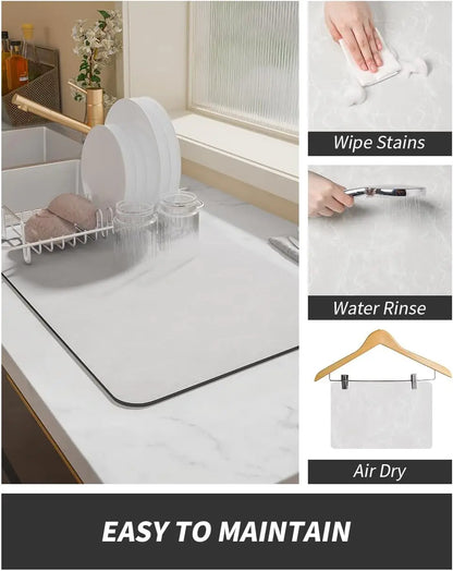 Coffee Machine Mat – Water-Absorbent Kitchen Bench Pad