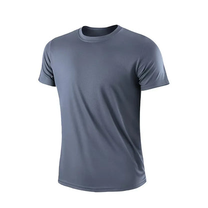 Men's Breathable Fast-Dry Fitness T-Shirt – Lightweight Gym Top