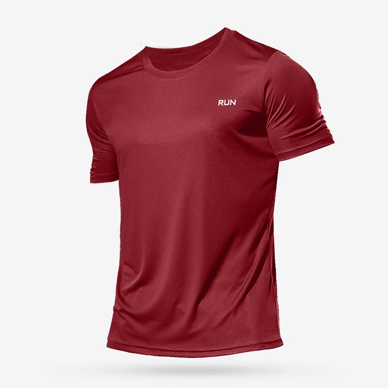 Men's Quick-Dry Gym & Running T-Shirt – Breathable Sport Top