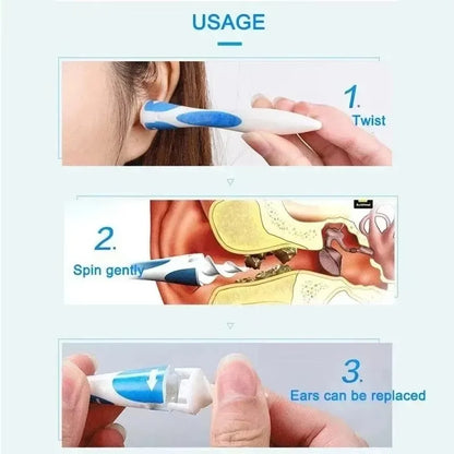 Ear Wax Remover Tool – 16 Soft Silicone Tips