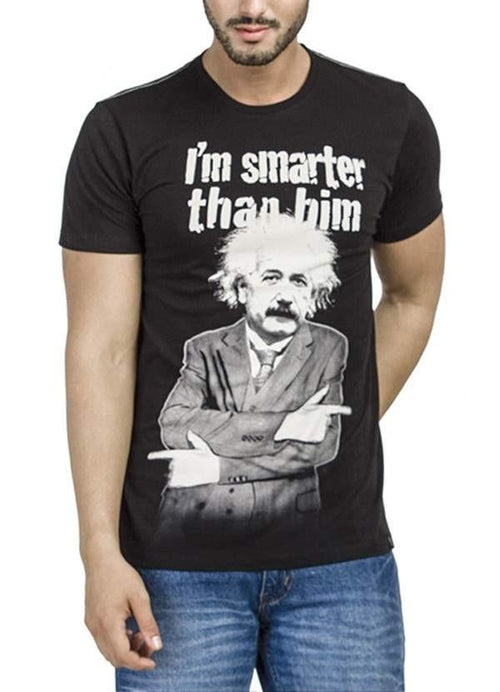 Einstein "I'm Smarter" Men's Graphic T-Shirt – Black