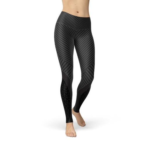 Women's Carbon Fiber Sports Leggings – High Performance Activewear
