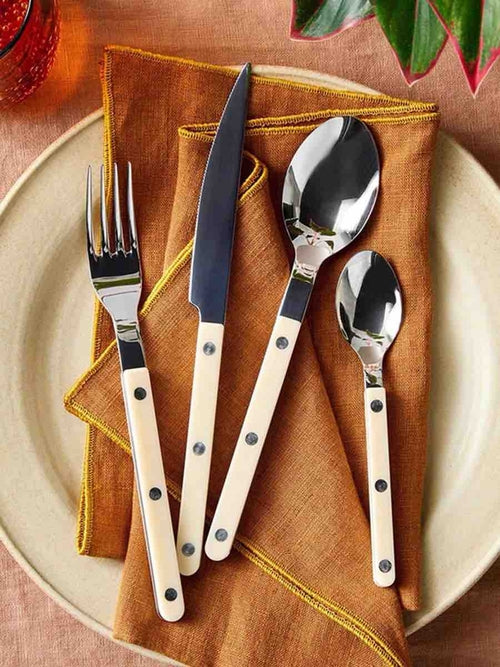 Nordic Bistrot Style 8-Piece Flatware Set – Elegant Cutlery for 2