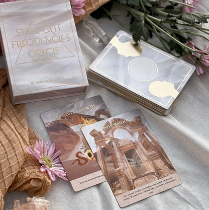 Starlight Frequencies Oracle Deck – Spiritual Guidance Card Set