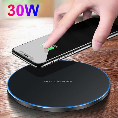 Dragon W9 30W Fast Wireless Charging Pad – Qi Compatible