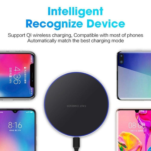 Dragon W9 30W Fast Wireless Charging Pad – Qi Compatible