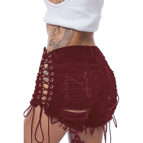 Women's Bandage Cotton Shorts – Trendy Summer Fashion