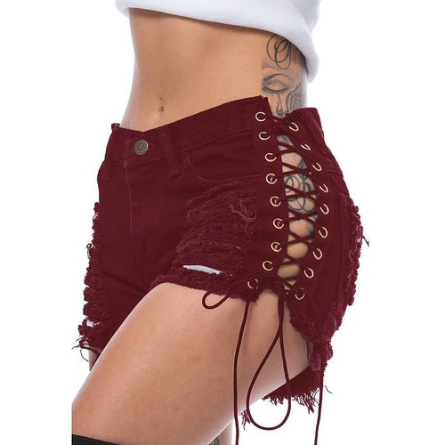 Women's Bandage Cotton Shorts – Trendy Summer Fashion