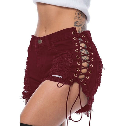 Women's Bandage Cotton Shorts – Trendy Summer Fashion