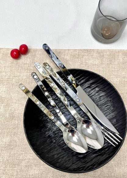 10-Piece Terra Bistrot Flatware Set – Modern Elegant Cutlery