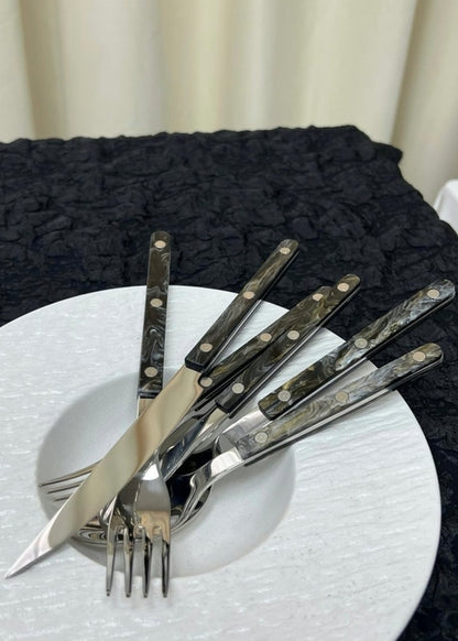 10-Piece Terra Bistrot Flatware Set – Modern Elegant Cutlery
