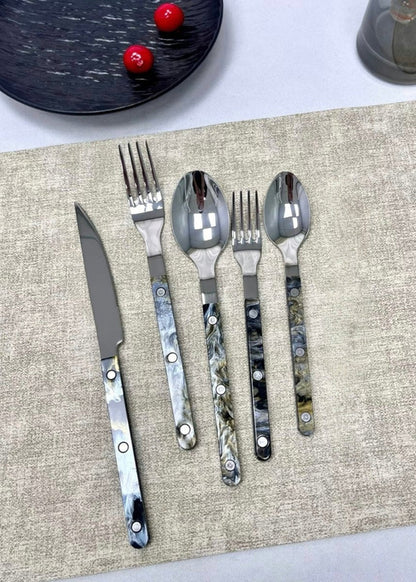 10-Piece Terra Bistrot Flatware Set – Modern Elegant Cutlery