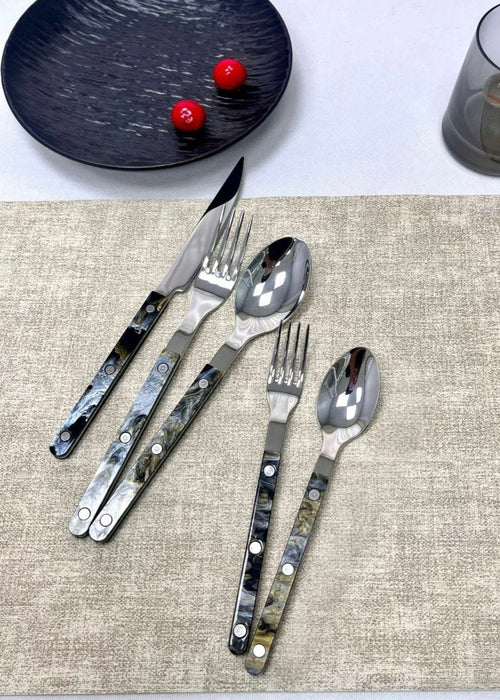 10-Piece Terra Bistrot Flatware Set – Modern Elegant Cutlery