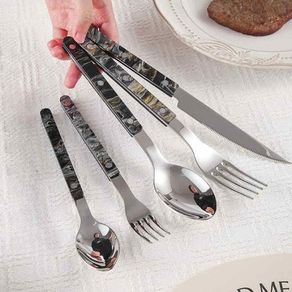 10-Piece Terra Bistrot Flatware Set – Modern Elegant Cutlery