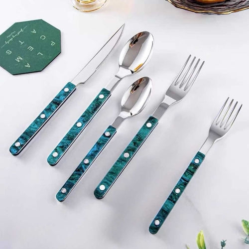 10-Piece Terra Bistrot Flatware Set – Modern Elegant Cutlery